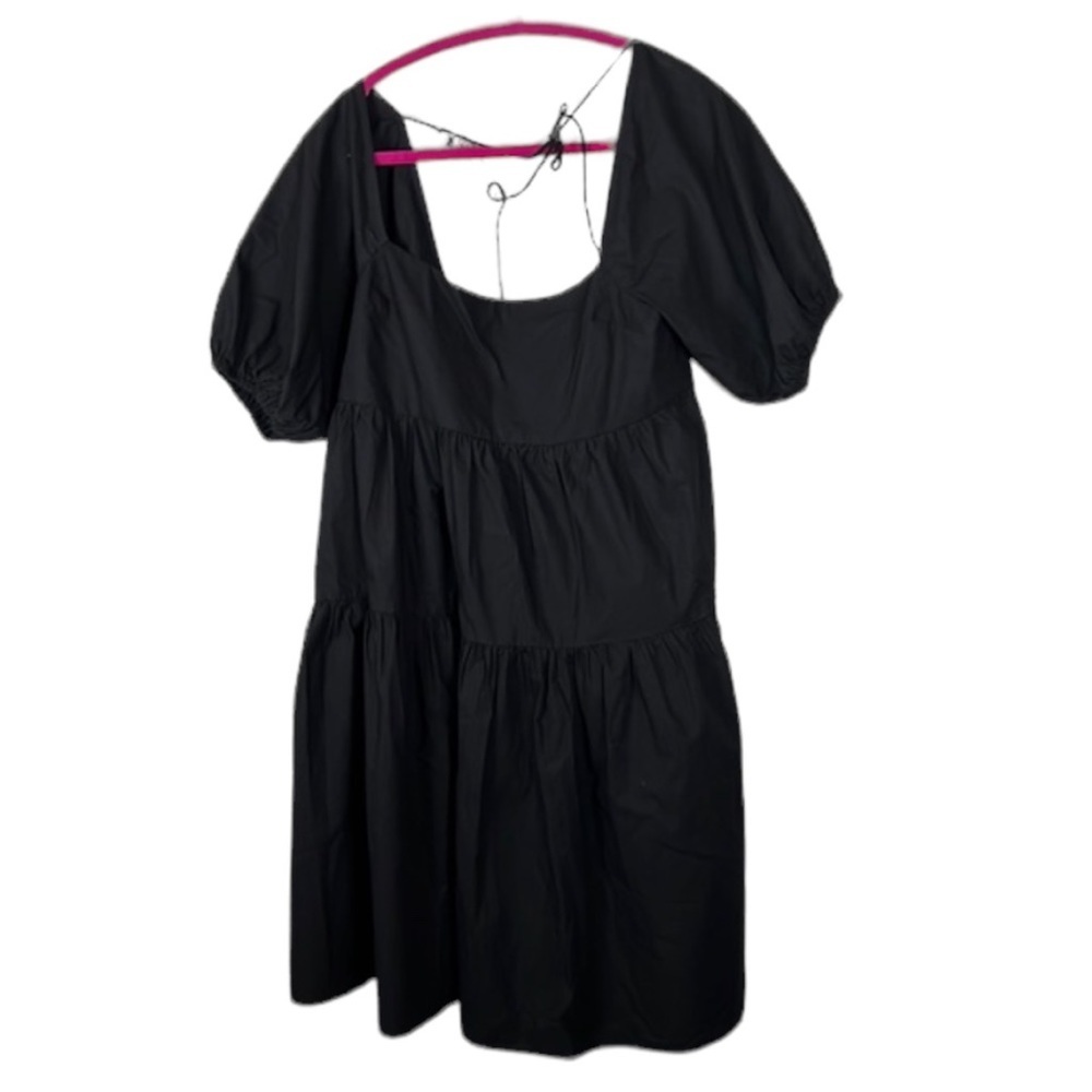 Modern Citizen Andra Black Tiered Mini Dress Size M - Picture 4 of 10